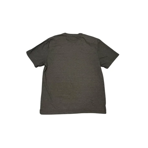 IZOD MENS SALTWATER SOFT WASH POCKET CREW T-SHIRT - CHARCOAL GRAY/BLACK SZ L - Picture 5 of 8